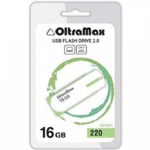 Флешка OLTRAMAX OM-16GB-220 USB 2.0 16GB (светло-зеленый) 