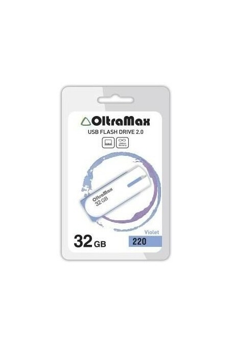 Флешка OLTRAMAX USB 2.0 32GB (OM-32GB-220) (фиолетовый) 