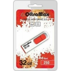 Флешка OLTRAMAX (OM-32GB-250) USB 2.0 32GB (красный)