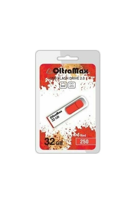 Флешка OLTRAMAX (OM-32GB-250) USB 2.0 32GB (красный) 