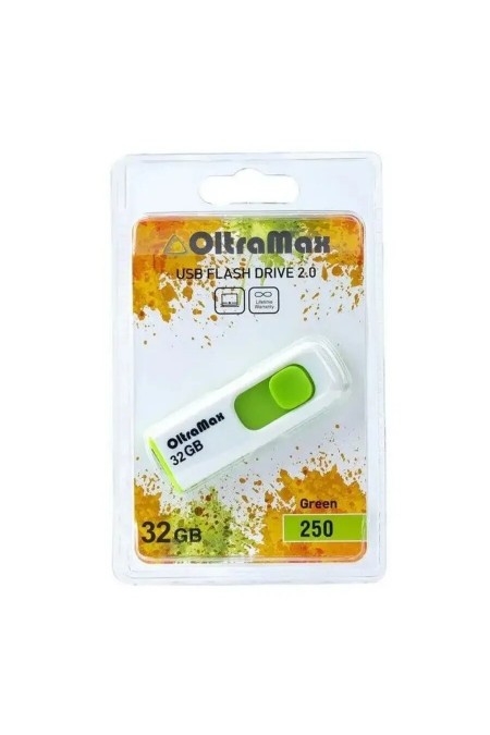 Флешка OLTRAMAX (OM-32GB-250) USB 2.0 32GB (зеленый) 1