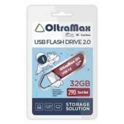 Флешка OLTRAMAX (OM-32GB-290) USB 2.0 32GB (темно-красный)