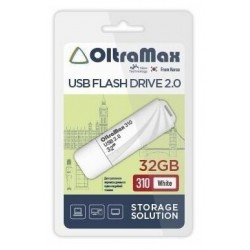 Флешка OLTRAMAX (OM-32GB-310) USB 2.0 32GB (белый)