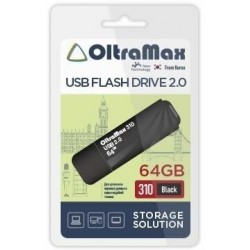 Флешка OLTRAMAX (OM-64GB-310) USB 2.0 64GB (черный)