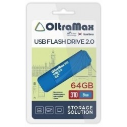 Флешка OLTRAMAX (OM-64GB-310) USB 2.0 64GB (синий)