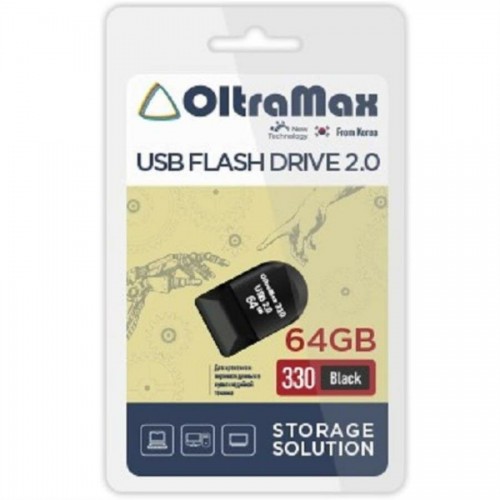 Флешка OLTRAMAX (OM-64GB-330) USB 2.0 64GB (белый) 1