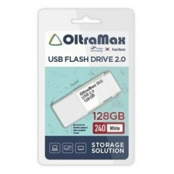 Флешка OLTRAMAX USB 2.0 128GB (OM-128GB-240) (белый)