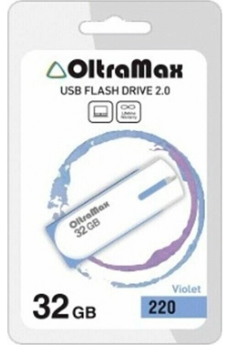 Флешка OLTRAMAX USB 2.0 32GB (OM-32GB-220) (розовый) 