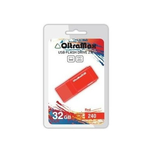 Флешка OLTRAMAX USB 2.0 32GB (OM-32GB-240) (красный) 