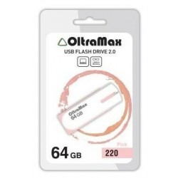 Флешка OLTRAMAX USB 2.0 64GB (OM-64GB-220) (розовый)