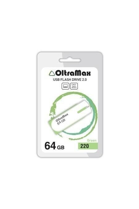 Флешка OLTRAMAX USB 2.0 64GB (OM-64GB-220) (зеленый) 1