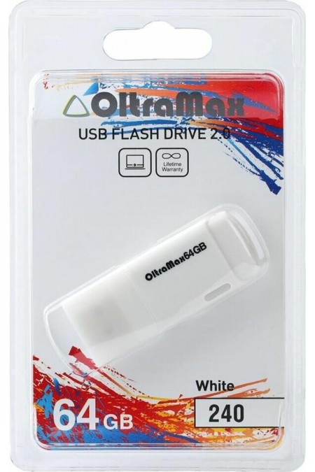 Флешка OLTRAMAX USB 2.0 64GB (OM-64GB-240) (белый) 2