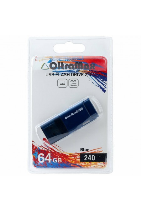 Флешка OLTRAMAX USB 2.0 64GB (OM-64GB-240) (синий) 1