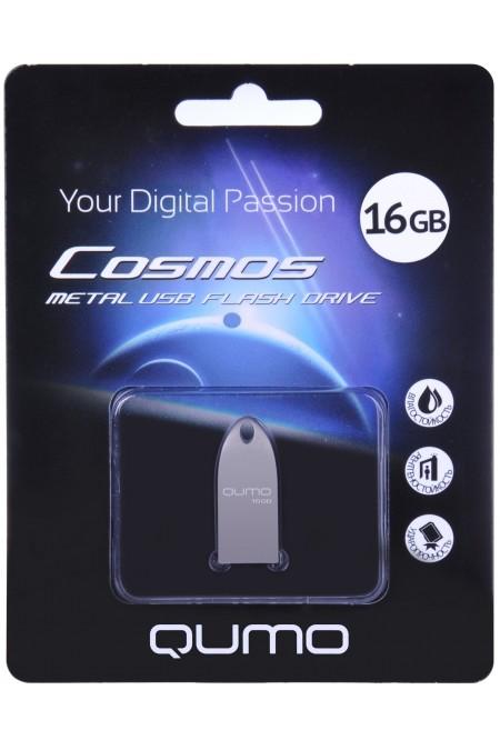 Флешка QUMO Cosmos USB 2.0 16GB (QM16GUD-Cos) (черный) 
