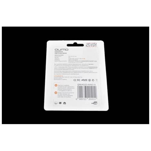 Флешка QUMO NANO 64GB (QM64GUD-NANO-B) (черный) 3
