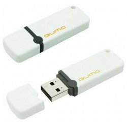 Флешка Qumo Optiva OFD-02 64GB (QM64GUD-OP2-WHITE) (белый)