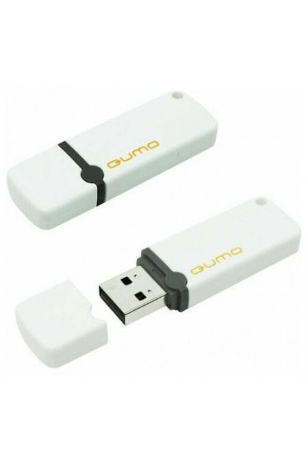 Флешка Qumo Optiva OFD-02 64GB (QM64GUD-OP2-WHITE) (белый) 