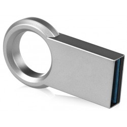 Флешка QUMO Ring USB 3.0 64GB (QM64GUD3-Ring) (серебристый)