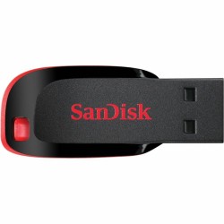 Флешка SanDisk Cruzer Blade 32GB (SDCZ50-032G-B35) (черный/красный)