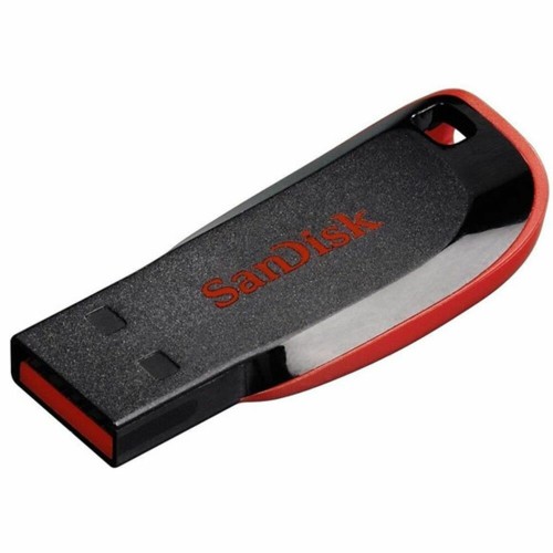 Флешка SanDisk Cruzer Blade 32GB (SDCZ50-032G-B35) (черный/красный) 1