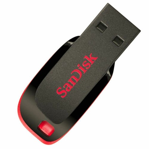 Флешка SanDisk Cruzer Blade 32GB (SDCZ50-032G-B35) (черный/красный) 2
