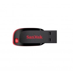 Флешка SanDisk Cruzer Blade 64GB (SDCZ50-064G-B35) (черный/красный)
