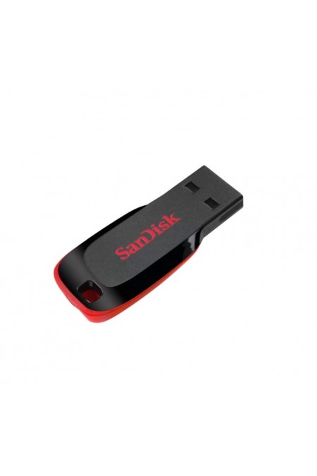 Флешка SanDisk Cruzer Blade 64GB (SDCZ50-064G-B35) (черный/красный) 1