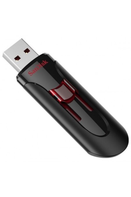 Флешка SanDisk Cruzer Glide 128GB (SDCZ600-128G-G35) (черный/красный) 