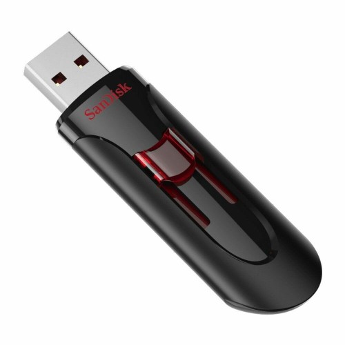Флешка SanDisk Cruzer Glide 64GB (SDCZ600-064G-G35) (черный/красный) 