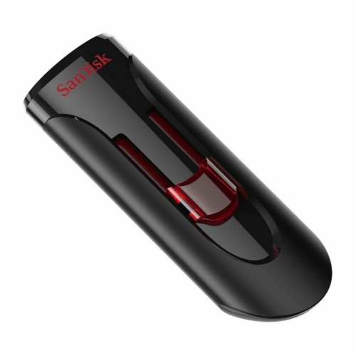 Флешка SanDisk Cruzer Glide 64GB (SDCZ600-064G-G35) (черный/красный) 1