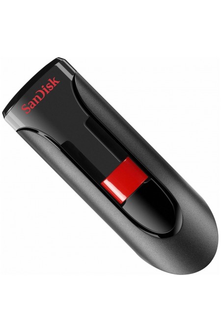Флешка SanDisk Cruzer Glide 64GB (SDCZ600-064G-G35) (черный/красный) 1