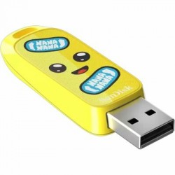 Флешка SanDisk Fortnite Peely Edition USB3.2 128GB (SDCZIF-128G-G46) (желтый)