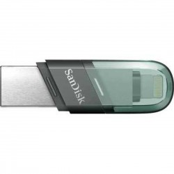 Флешка SanDisk iXpand USB 2.0/Lightning 64GB (SDIX70N-064G-GN6NN) (серебристый)
