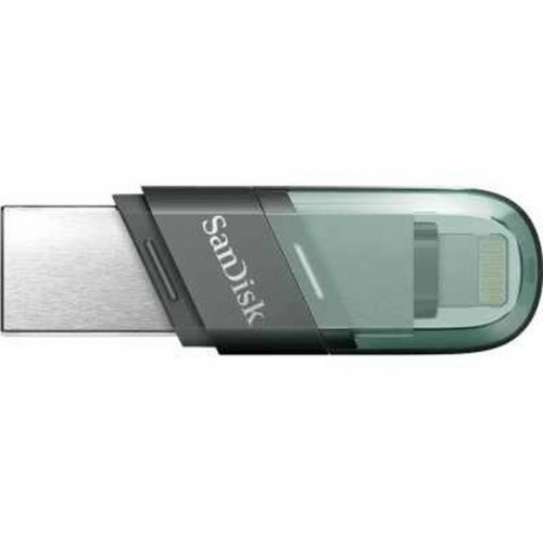 Флешка SanDisk iXpand USB 2.0/Lightning 64GB (SDIX70N-064G-GN6NN) (серебристый) 