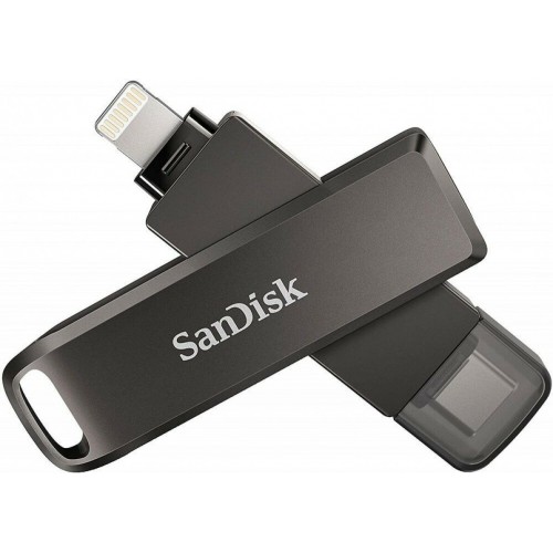 Флешка SANDISK (SDIX70N-128G-GN6NE) USB 3.2 128GB (черный) 