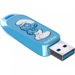 Флешка SanDisk Smurfs USB3.2 64GB (SDCZIS-064G-G46) (синий)