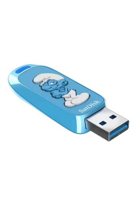 Флешка SanDisk Smurfs USB3.2 64GB (SDCZIS-064G-G46) (синий) 