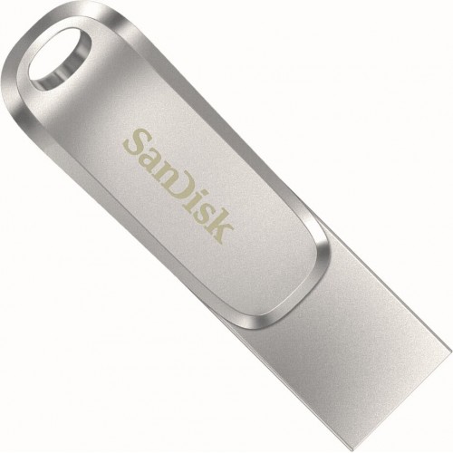 Флешка SanDisk Ultra Dual Drive Luxe USB 3.1 USB Type-C 256GB (серебристый) 