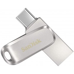 Флешка SanDisk Ultra Dual Drive Luxe - USB Type-C USB 3.1 64GB (серебристый)