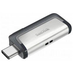 Флешка SanDisk Ultra Dual Drive USB Type-C 256GB (черный/серебристый)