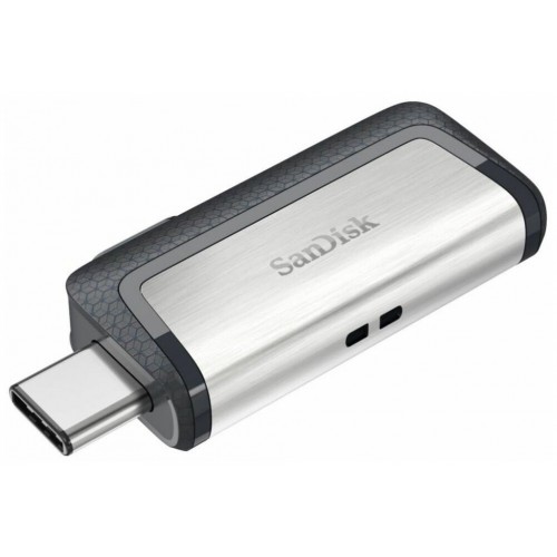 Флешка SanDisk Ultra Dual Drive USB Type-C 256GB (черный/серебристый) 
