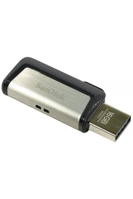 Флешка SanDisk Ultra Dual Drive USB Type-C 256GB (черный/серебристый) 1