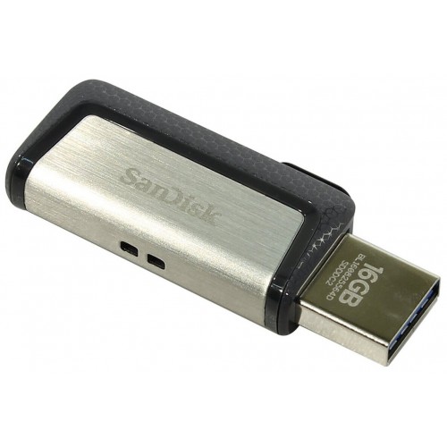 Флешка SanDisk Ultra Dual Drive USB Type-C 256GB (черный/серебристый) 1