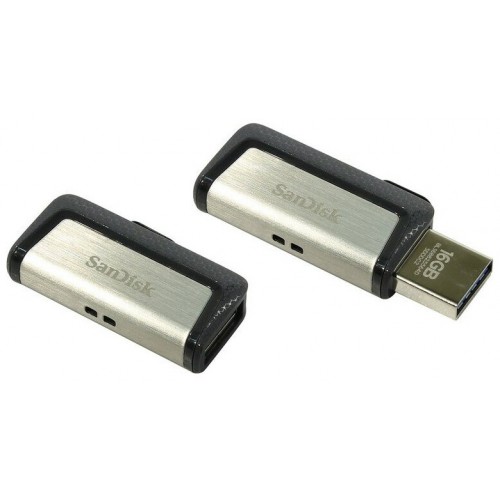 Флешка SanDisk Ultra Dual Drive USB Type-C 256GB (черный/серебристый) 6