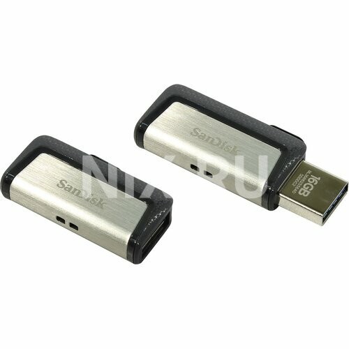 Флешка SanDisk Ultra Dual Drive USB Type-C 256GB (черный/серебристый) 8