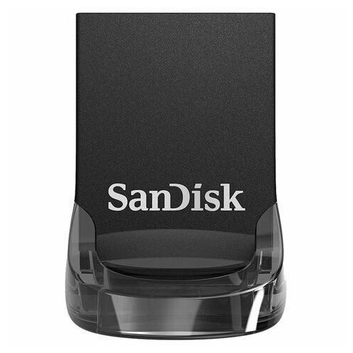 Флешка SanDisk Ultra Fit USB 3.1 128GB (черный) 1