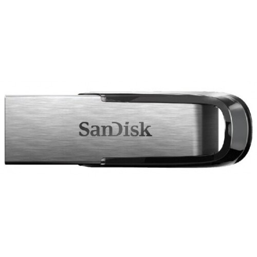 Флешка SanDisk Ultra Flair USB 3.0 128GB (SDCZ73-128G-G46) (дымчатый серебристый/черный) 1