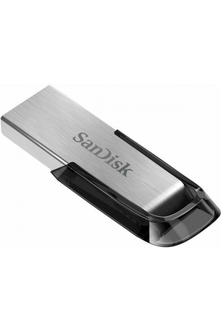 Флешка SanDisk Ultra Flair USB 3.0 256GB (SDCZ73-256G-G46) (дымчатый серебристый/черный) 