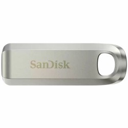 Флешка SanDisk Ultra Luxe USB Type-C 128GB (SDCZ75-128G-G46) (серебристый)