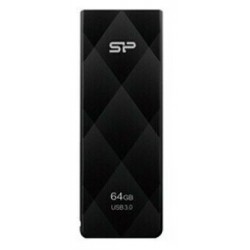 Флешка Silicon Power Blaze B20 64GB (SP064GBUF3B20V1K) (черный)